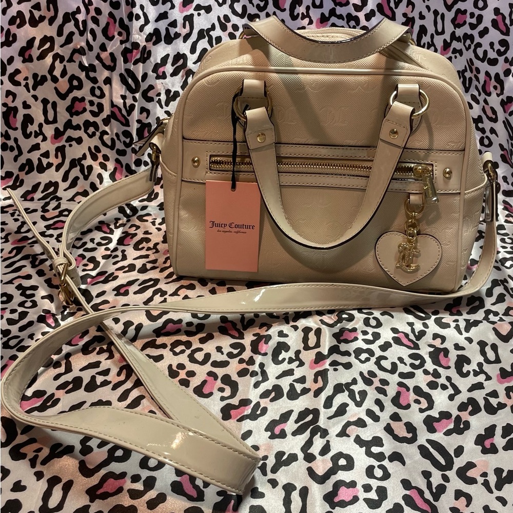 Cream Juicy Couture Over Shoulder Bag. Used once.